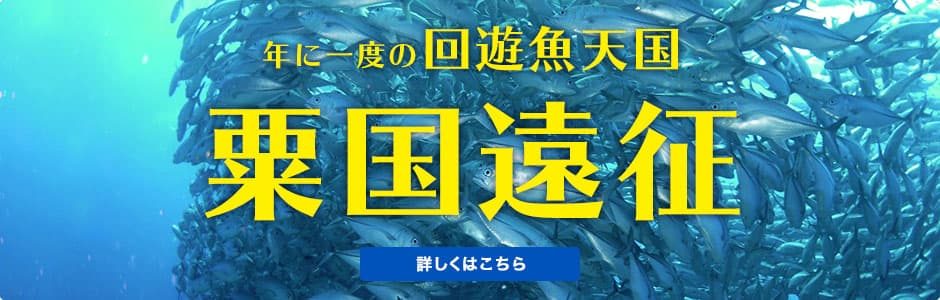 年に一度の回遊魚天国・粟国遠征