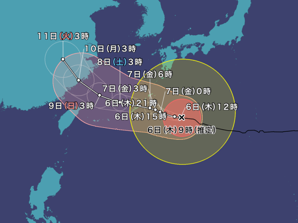 26/08/06　台風13号による影響について